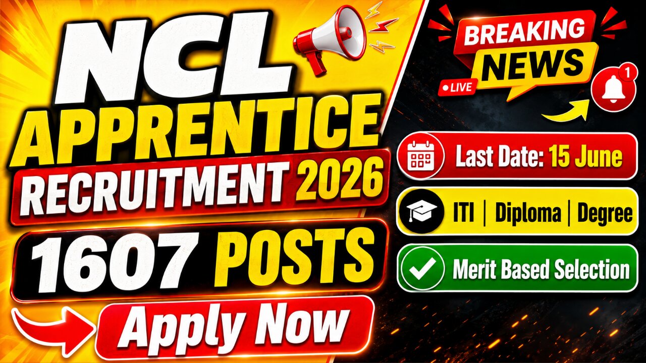 NCL Apprentices Recruitment 2026