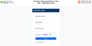NTA CUET UG Admit Card 2026