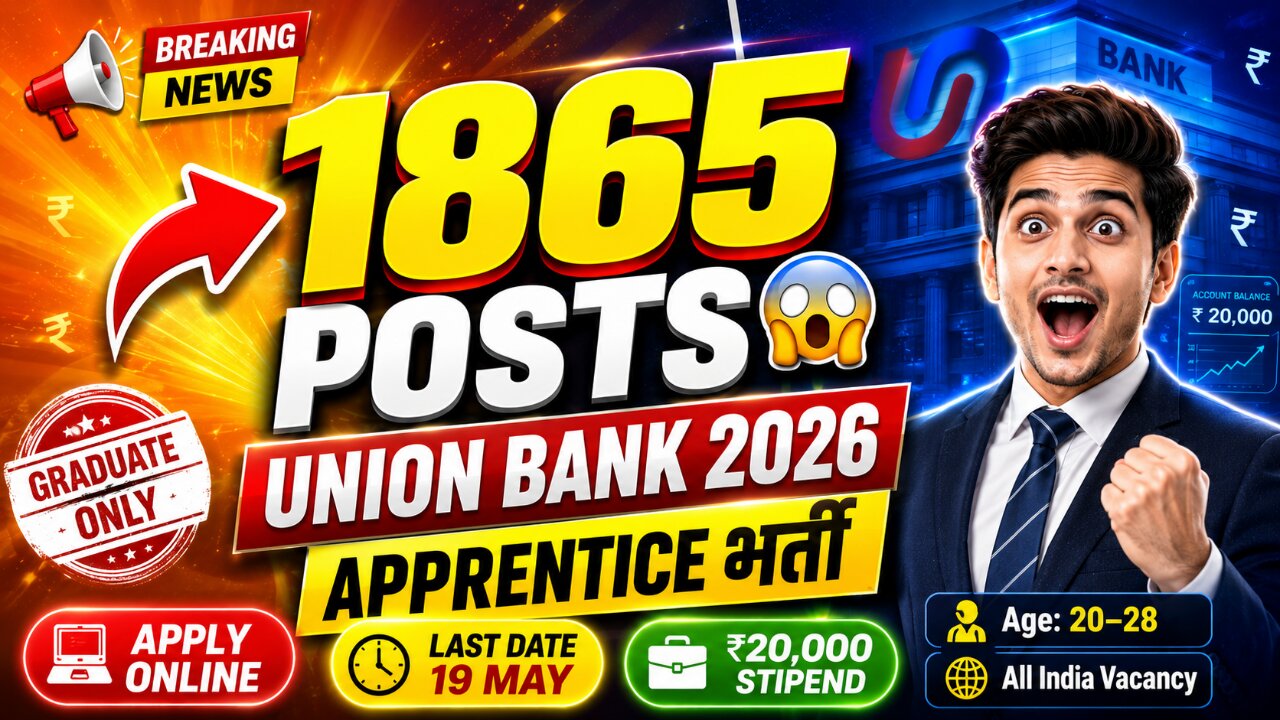 Union Bank of India Apprentice Recruitment 2026