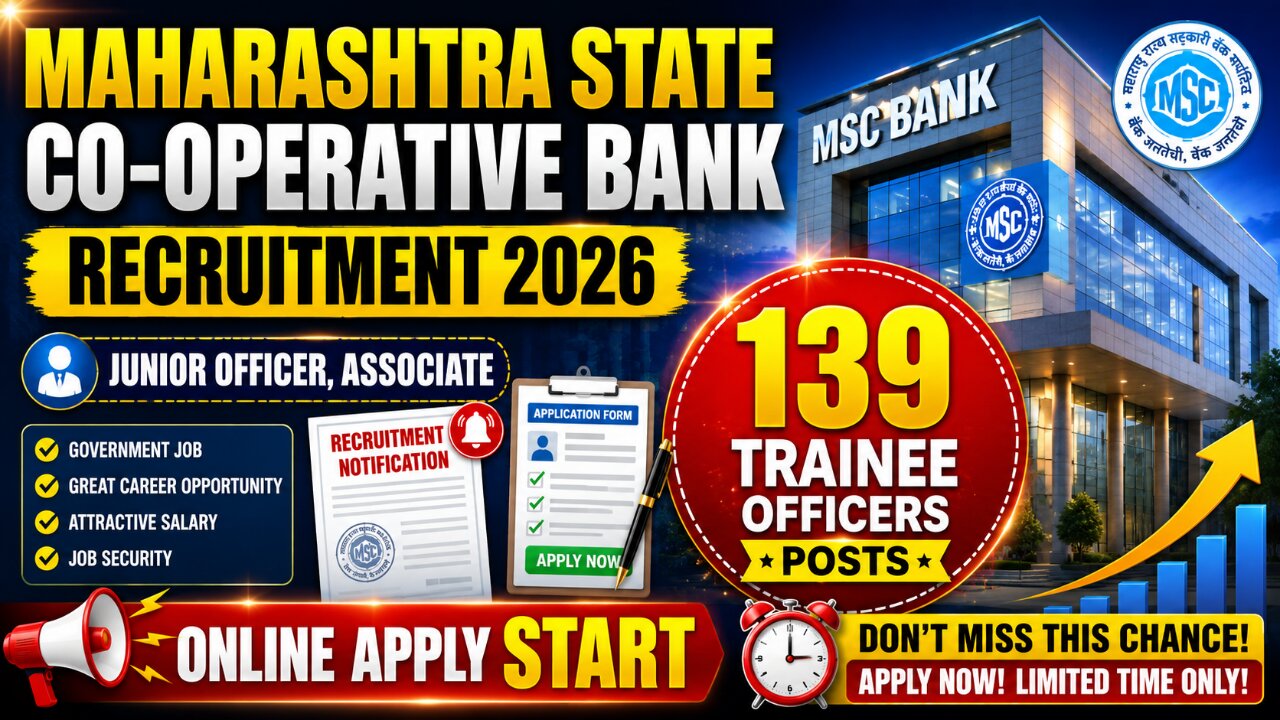 MSC Bank Recruitment 2026