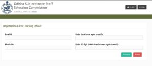 OSSSC Nursing Officer Recruitment 2026 Online Apply