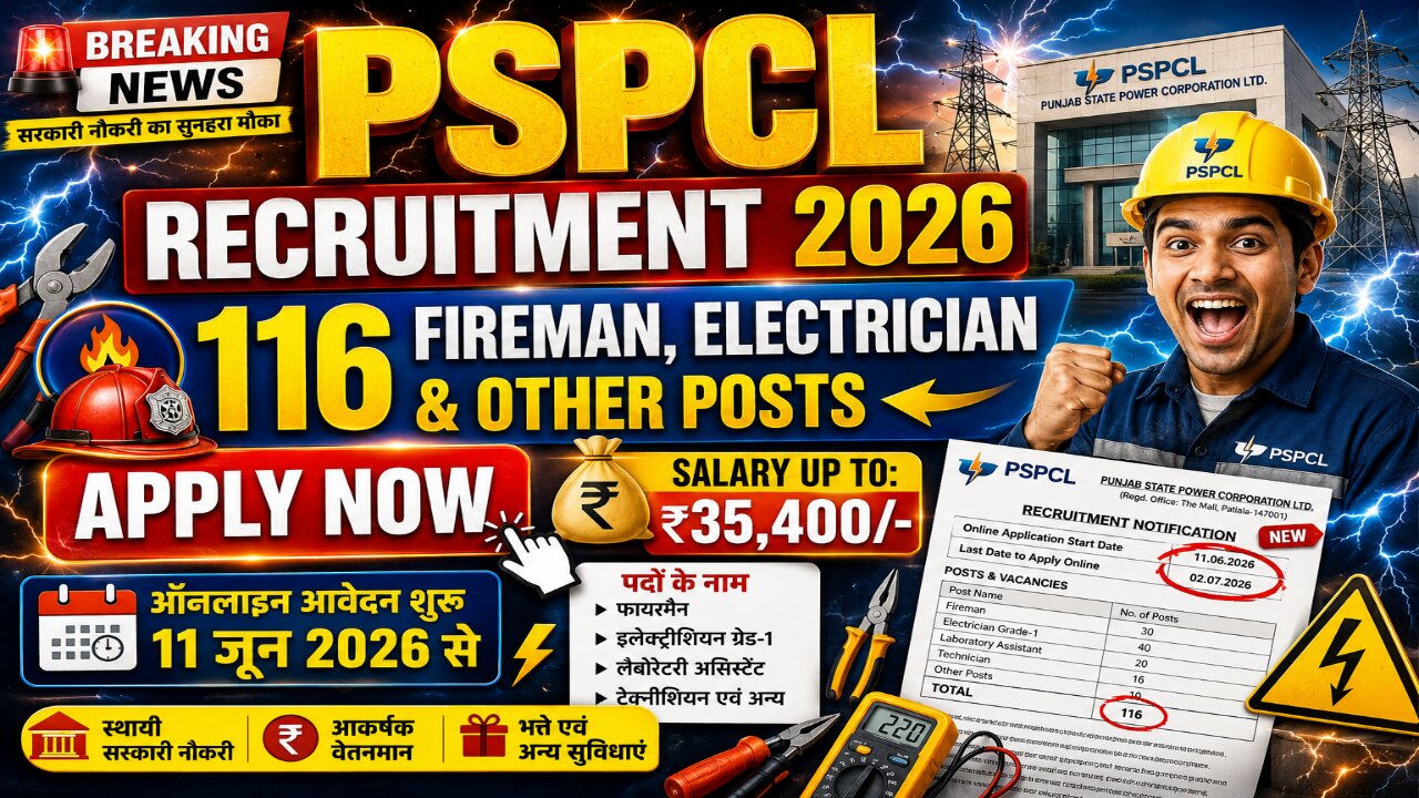 PSPCL Recruitment 2026