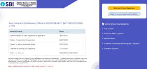 SBI PO Recruitment 2026 Online Apply