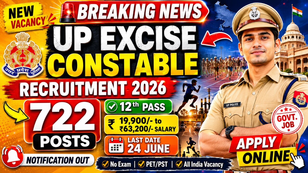 UP Excise Constable Recruitment 2026