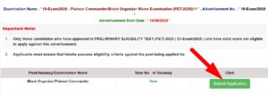 UPSSSC Platoon Commander Recruitment 2026